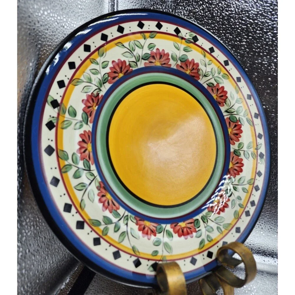 Pier 1 Imports Hand Painted Earthenware 